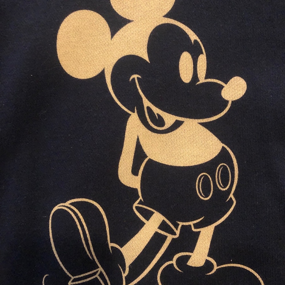 Navy Mickey Mouse Sweatshirt Extra Large - Picture 2 of 2